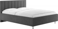 Кровать Сонум Равена 160x190 (рогожка графит)