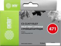 Картридж CACTUS CS-CLI471XLGY (аналог Canon CLI-471GY XL)