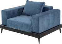 Интерьерное кресло Mio Tesoro Римини Ри-1 (JH3565-17 Lord 22 Black)