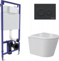 Унитаз подвесной Berges Wasserhaus Vita Rimless 043378 (с сиденьем)