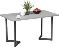 Кухонный стол Mio Tesoro Miata 120x66 (серый/черный)