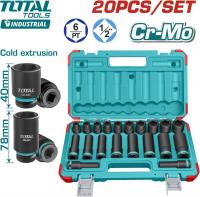 Набор головок слесарных Total THKISD12203L