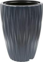 Кашпо Form-Plastic Caro Slim FP-5830-014 (антрацитовый)