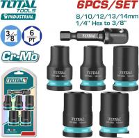 Набор головок слесарных Total THKISD38062