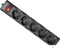 Сетевой фильтр Defender ES largo 5 (черный)
