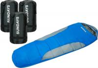 Спальный мешок Sundays ZC-SB019 (4шт, темно-серый/синий)