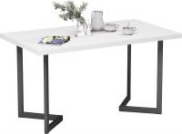 Кухонный стол Mio Tesoro Miata 36 120x66 (белый/черный)