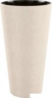 Кашпо Form-Plastic Linea Slim FP-5850-109 (миндальный)