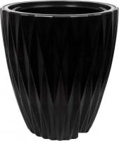 Кашпо Form-Plastic Caro FP-5780-084 (глубокий черный)