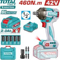 Гайковерт Total TIWLI42461 (с 1-им АКБ, кейс)