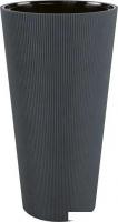 Кашпо Form-Plastic Linea Slim FP-5850-014 (антрацитовый)