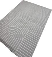 Ковер для жилой комнаты Radjab Carpet Сканди Сизаль Прямоугольник 10946A (1.6x2.3, Grey/Grey)