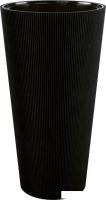 Кашпо Form-Plastic Linea Slim FP-5850-084 (глубокий черный)