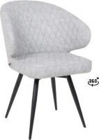 Стул Мамадома ROB-R1 360 (k08 Графит замша Lux/черный)