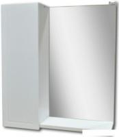 Гамма Шкаф с зеркалом для ванной 55.9 (левый)