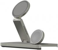 Беспроводное зарядное Magssory Yoga 3 в 1 Charging Station для Samsung Qi2 WCH017t (титан)