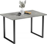Кухонный стол Mio Tesoro Tako 100x60 (бетонный камень/черный)