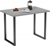Кухонный стол Mio Tesoro Tako 92x50 (серый/черный)