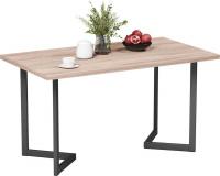 Кухонный стол Mio Tesoro Miata 120x66 (дуб сонома/черный)