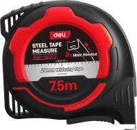 Рулетка Deli RS EDL377528 (7.5мx28мм, черный/красный)