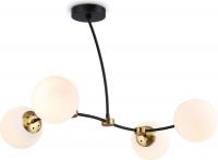 Люстра средней высоты Ambrella light Traditional TR2544/4 BK/SB
