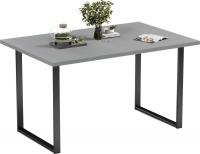 Кухонный стол Mio Tesoro Tako 120x66 (серый/черный)