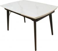 Кухонный стол Lagoma Лаго керамика (белый глянец)