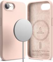 Чехол для телефона Ringke Silicone Magnetic для iPhone 17e/16e (Pink Sand)