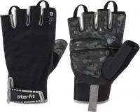 Перчатки для фитнеса Starfit WG-203 (XL, черный/серый)