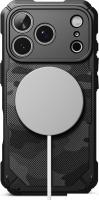 Чехол для телефона Ringke Rugged Gear Magnetic для iPhone 17 Pro (Camo Black)