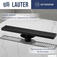 Трап/канал Lauter 2120862-С1MB 600x100 (черный матовый)