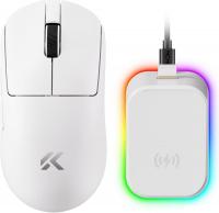 Игровая мышь MCHOSE A7 V2 Ultra Plus Lightweight Wireless (белый)