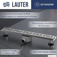 Трап/канал Lauter 2120691-LH 900x70 (хром)