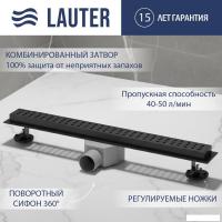 Трап/канал Lauter 210362-1-KMB 600x55 (черный матовый)