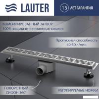 Трап/канал Lauter 2120161-LH 600x70 (хром)