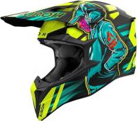 Мотошлем Airoh WRAAAP Cyber WRC31-M (M, желтый матовый)