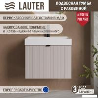 Lauter Тумба с умывальником Melisa 60 (кашемир п/мат/искусственный мрамор)
