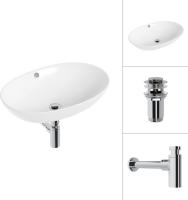 Умывальник Lauter 21709 + клапан 21190CH + сифон 21635CH (хром)