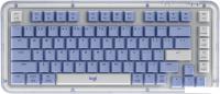 Клавиатура Logitech Alto Keys K75M 920-013301 (белый/синий, с гравировкой)
