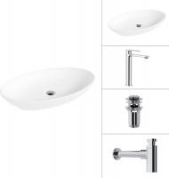Умывальник Lauter 21571 + Moon 21СK81691C + сифон 21635CH + дон.клапан 21190CH (хром)