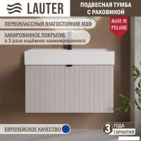 Lauter Тумба с умывальником Melisa 80 + Optima 80.5 (кашемир п/мат)