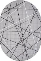 Ковер для жилой комнаты Merinos Silver F395-OVAL-GRAY (1.5x3)