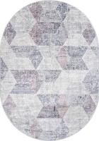 Ковер для жилой комнаты Merinos Zumma F257-OVAL-PINK (1.6x3)