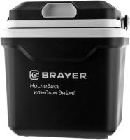 Термоэлектрический автохолодильник Brayer BR6332 24л (черный)
