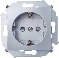 Розетка Simon 1591432-033 (алюминий)