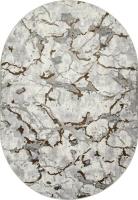Ковер для жилой комнаты Merinos Palermo F289-OVAL-GRAY-GREEN (1.6x3)