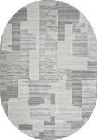 Ковер для жилой комнаты Merinos Sirius F190-OVAL-CREAM-GRAY (1x2)