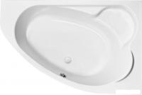Ванна Cersanit Kaliope 170x110 R 63444 (с каркасом, экраном и сифоном Prime черный)