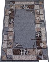 Ковер для жилой комнаты Merinos Sierra ALBINA-3-STAN-BLUE-BROWN-2 (1.5x1.9)
