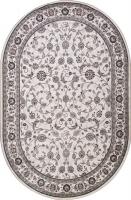 Ковер для жилой комнаты Merinos Valencia Deluxe d251-OVAL-CREAM-BROWN (2.5x5)